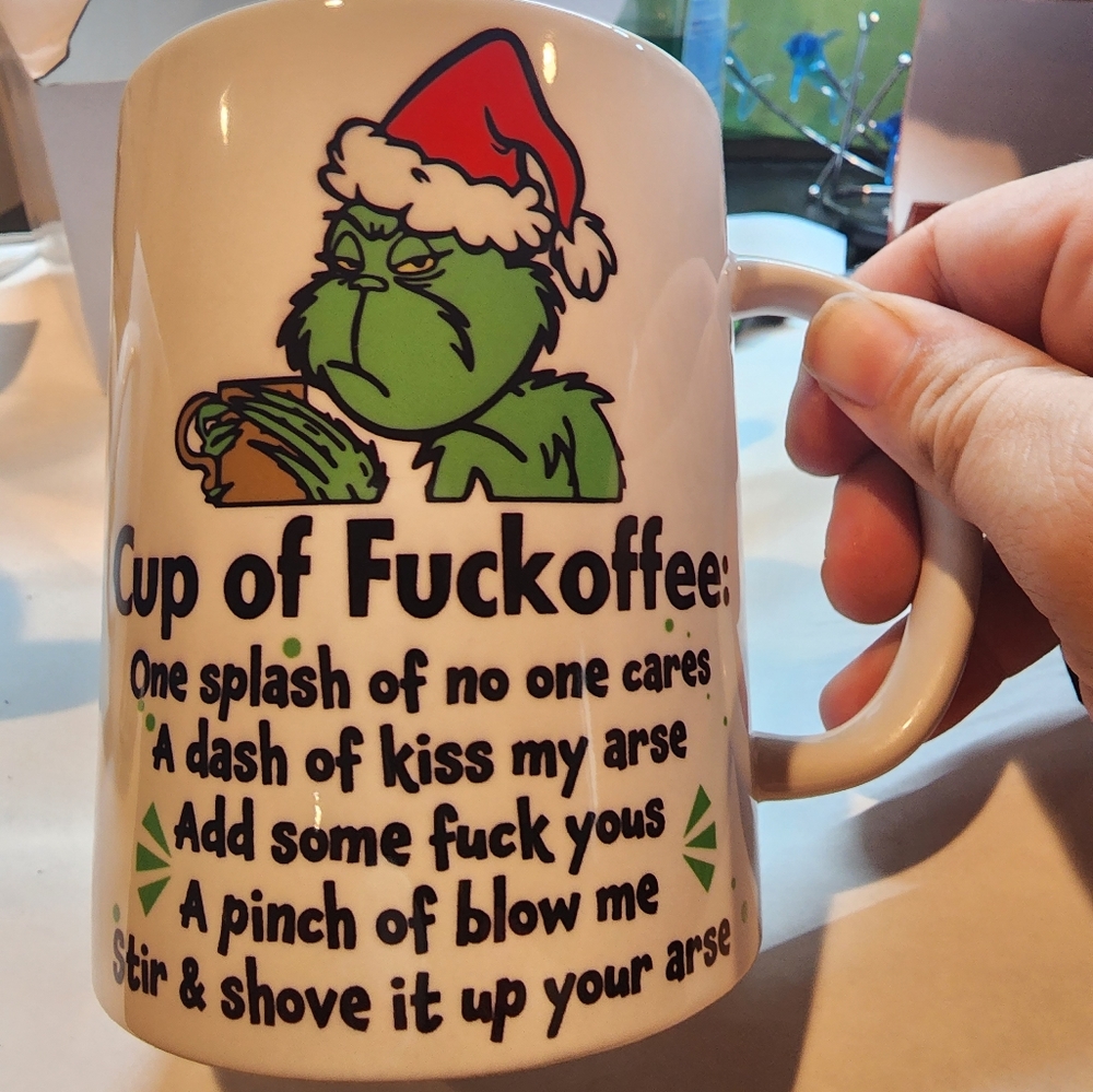 Grinch 15 ounce sublimated mug